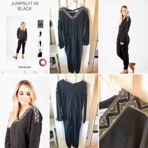 Black jumpsuit